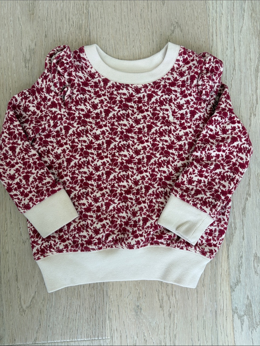 Polo by Ralph Lauren Pink Floral Crewneck Sweatshirt